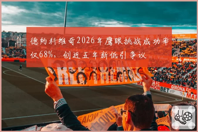 德约科维奇2026年鹰眼挑战成功率仅68%，创近五年新低引争议